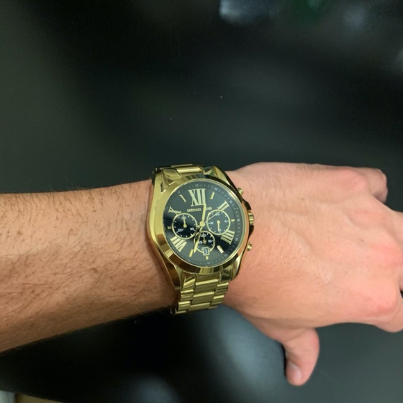 Michael Kors Bradshaw Gold-Tone Watch - Picture 4 of 5